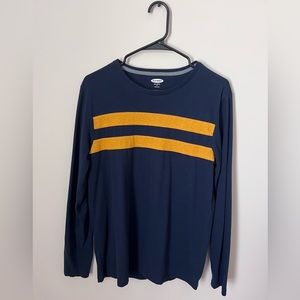old navy medium striped long sleeve shirt